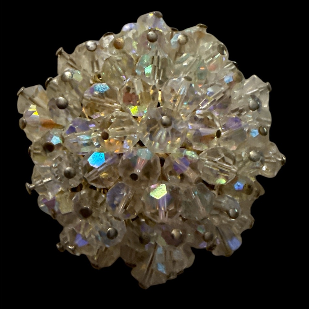 Vintage Alice Caviness 1956 Swarovski created glass crystal aura borealis
